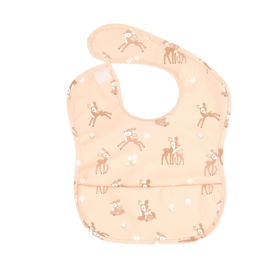 All4ella - Recycled Pouch Bib - Fawn
