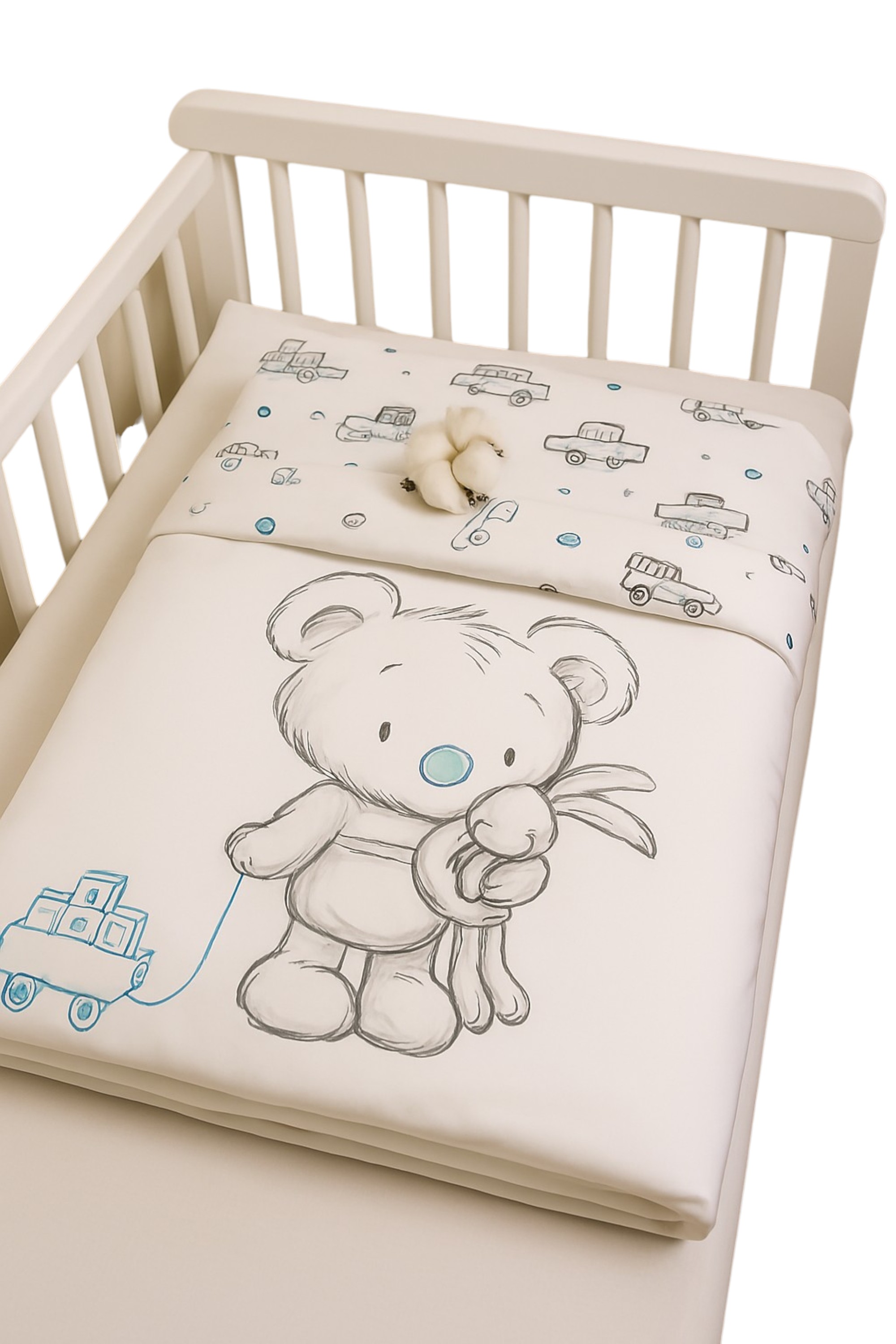 Kinder Valley - Barney Bear Toddler Bedding Set - 5pcs