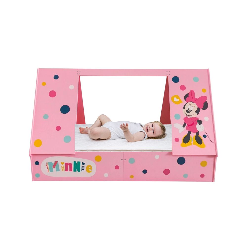Kinder Valley - Disney Minnie Mouse House Tent Bed And Kf Mattress