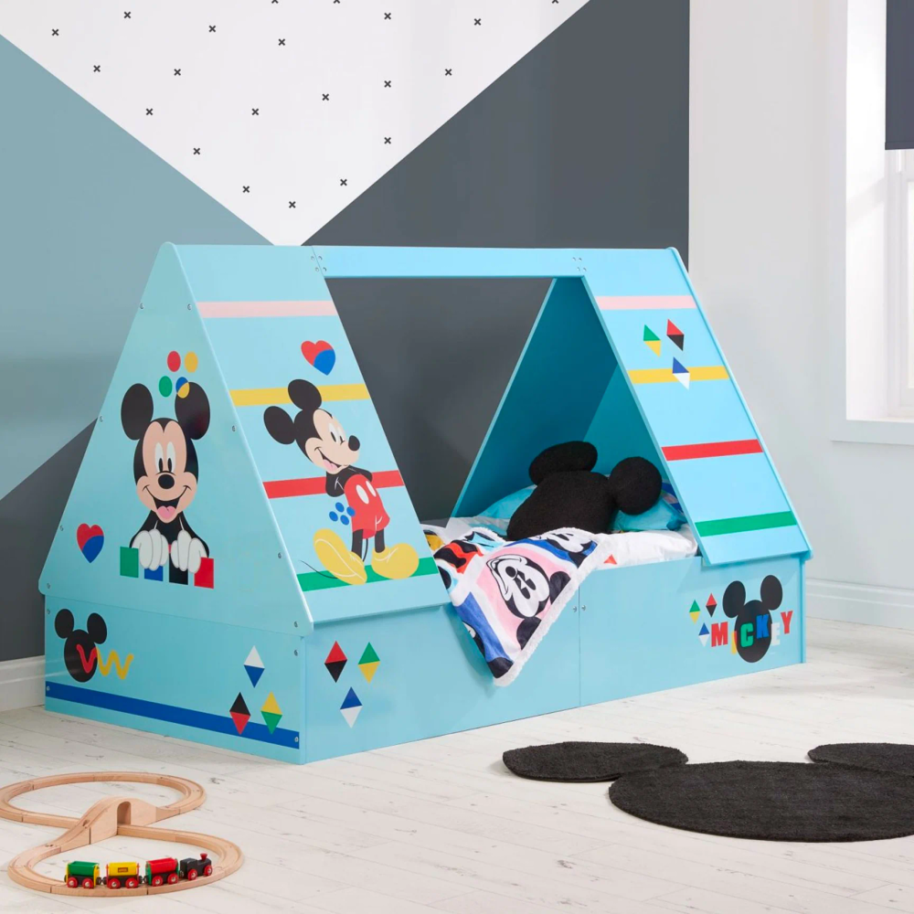 Kinder Valley - Disney Mickey Mouse House Tent Bed And Kf Mattress