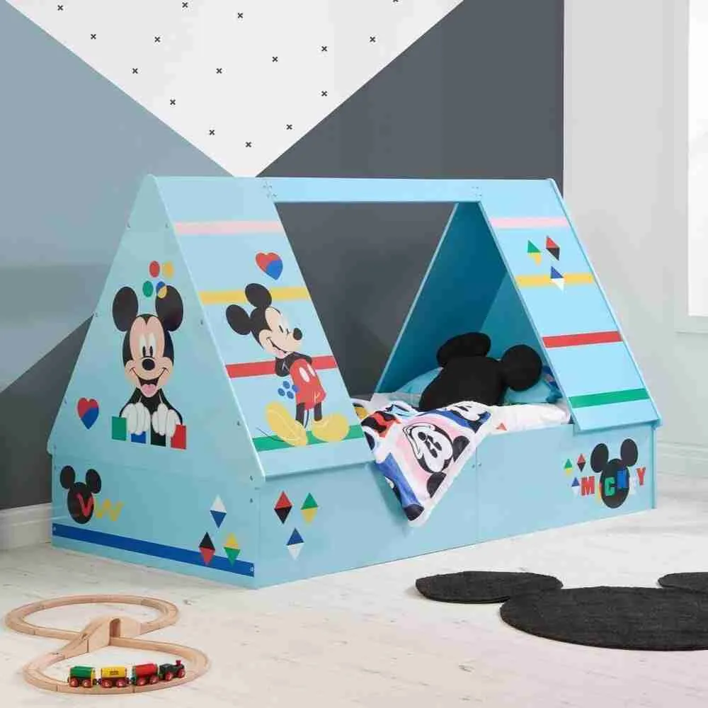 Kinder Valley - Disney Mickey Mouse House Tent Bed And Kf Mattress