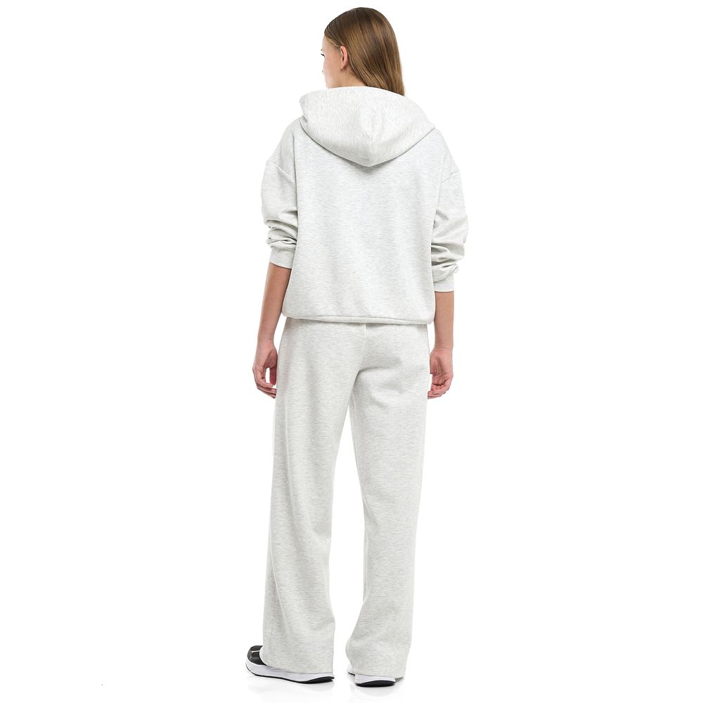 فيكتور آند جين - طقم نسائي هودي بواجهة سحاب وبنطال واسع الساقين