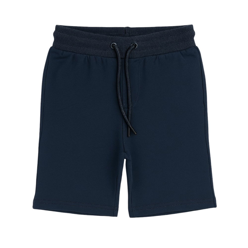 Victor And Jane - Boys' French Terry Cotton Elasticated Shorts - Navy