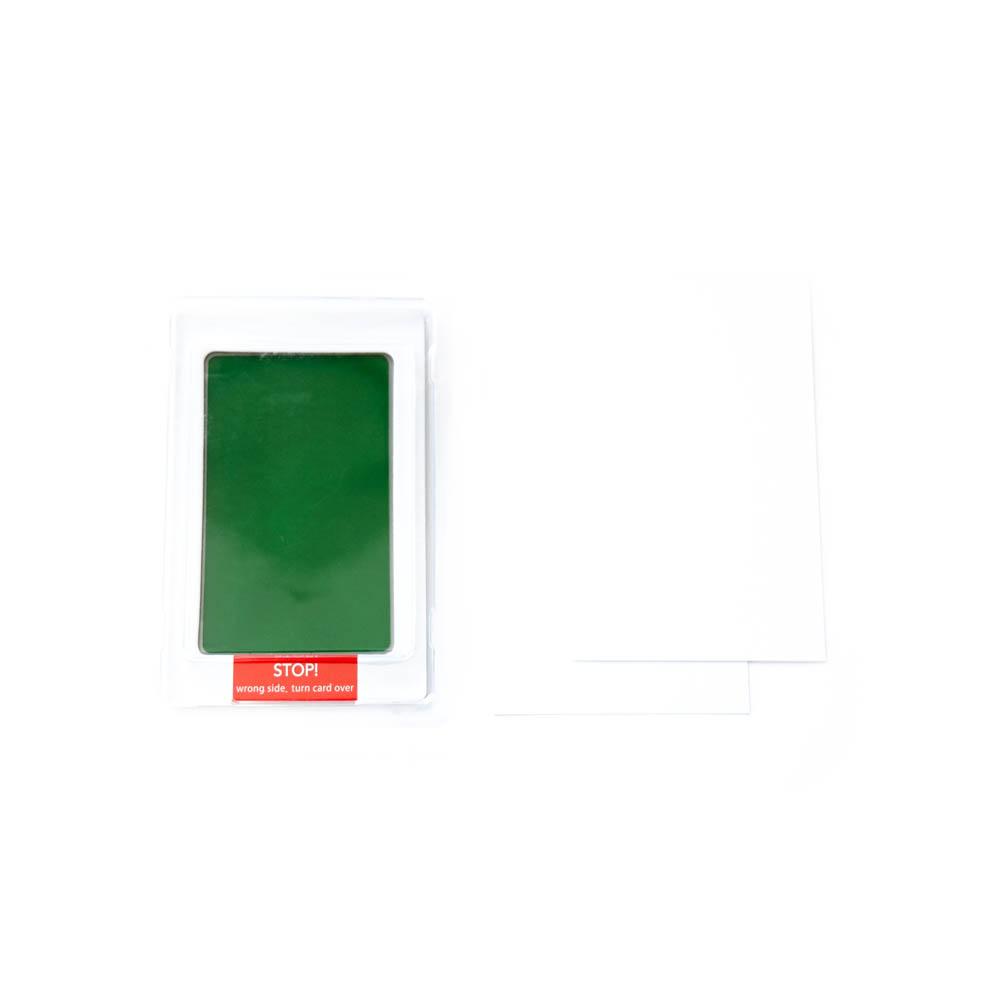 Babies Basic - Clean Fingerprint With Two Imprint Cards - 12.5cm - Emarald Green
