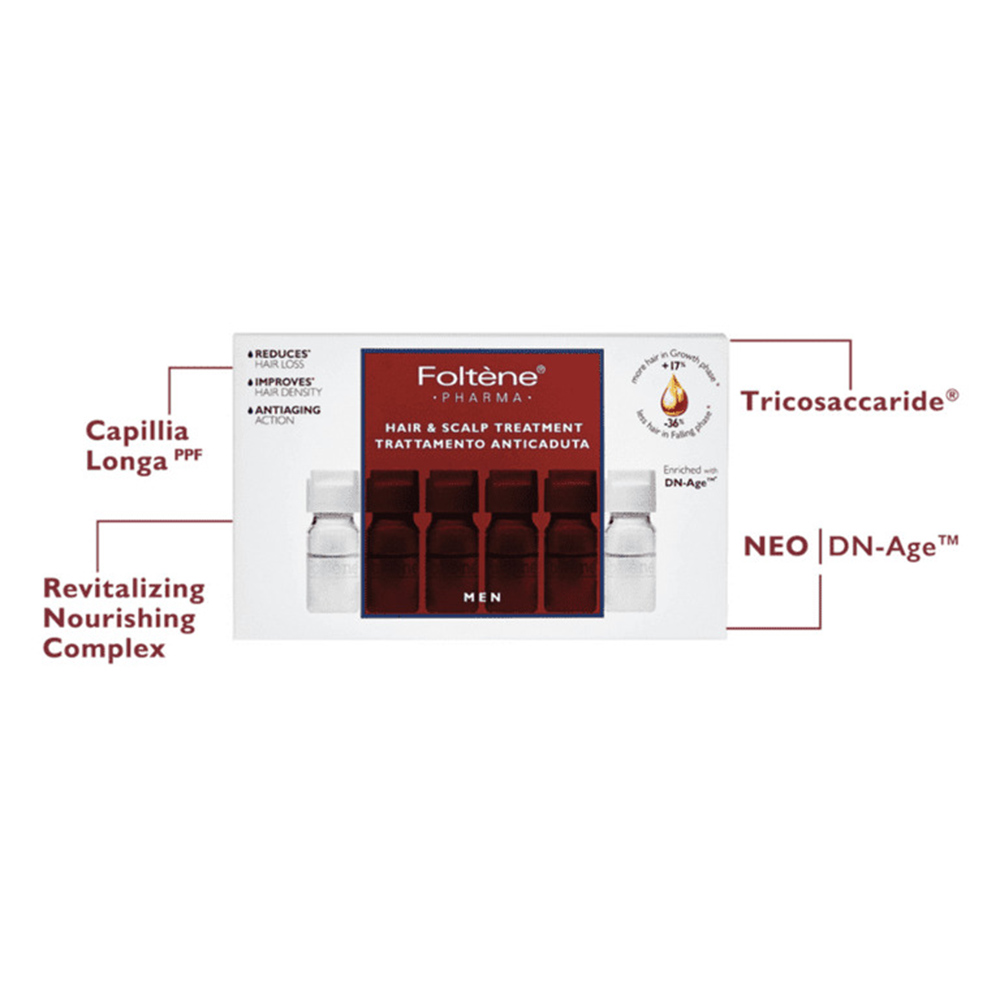 فولتين - أمبولات علاج تساقط الشعر للرجال - 24 أمبولة