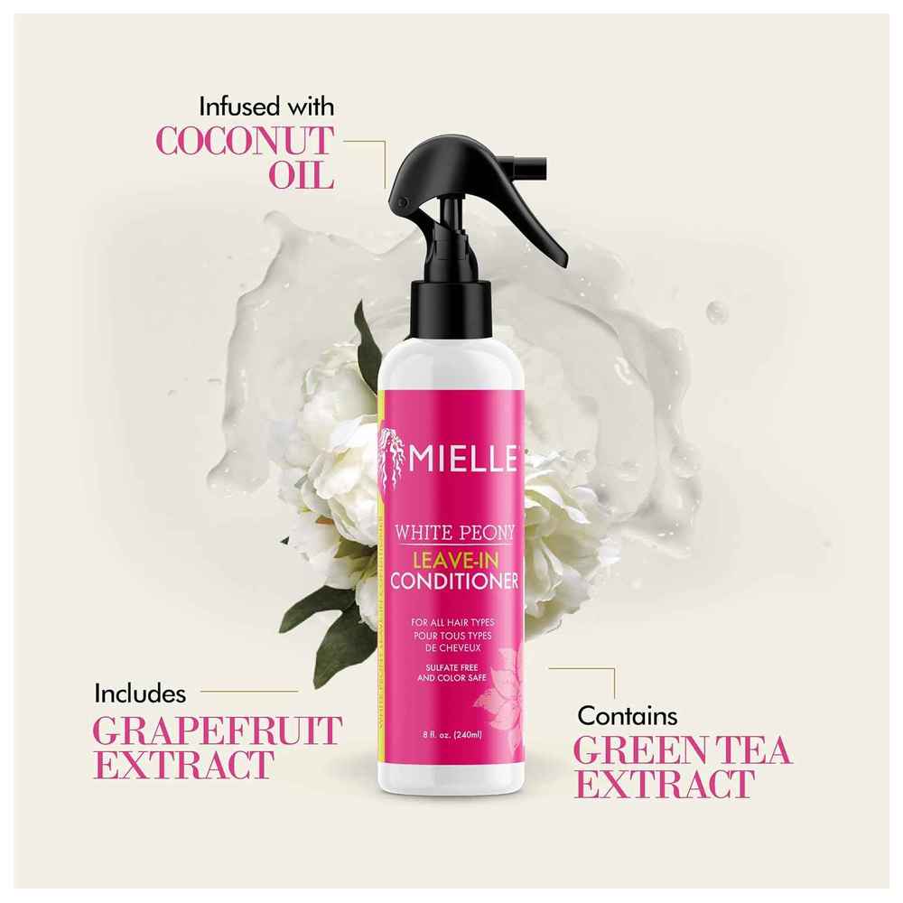 ميلي - بلسم يترك على الشعر بخلاصة الفاوانيا البيضاء - 240 مل