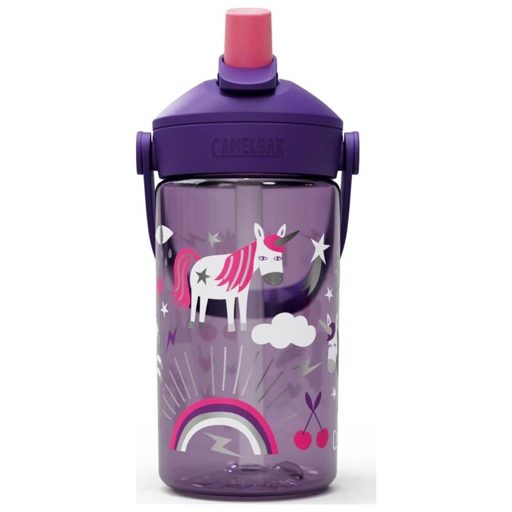 Camelbak - Kids Thrive Flip Straw Water Bottle - Unicorn Party - 0.4 L