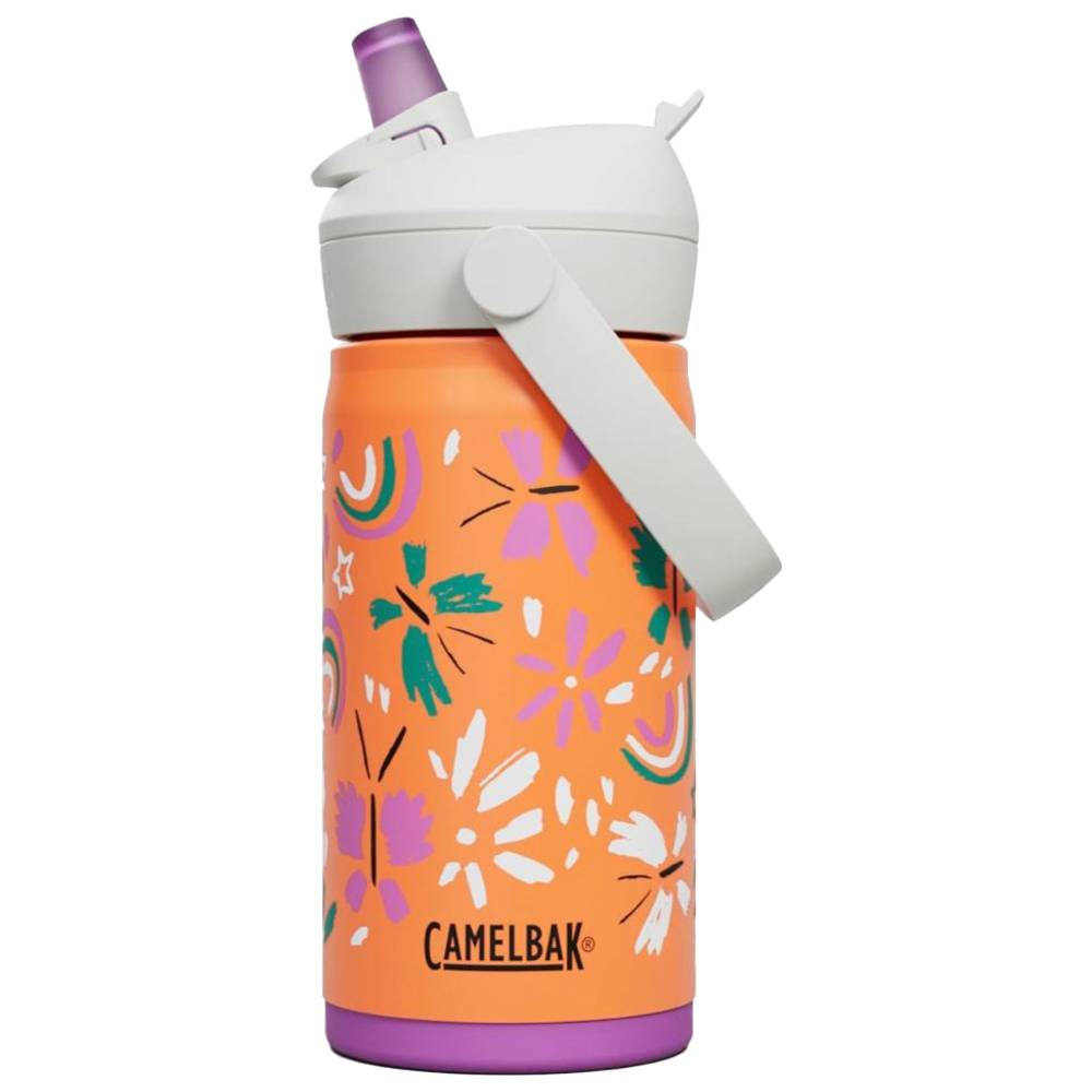 Camelbak - Kids Thrive Flip Straw Stainless Steel Bottle - Butterfly Rainbow - 350 ml