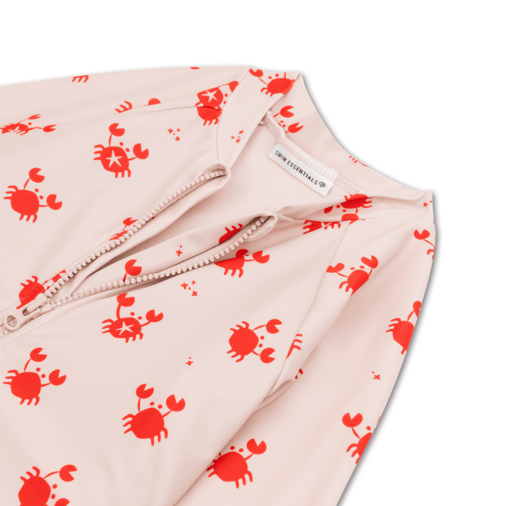 Swim Essentials - Oh Crab Printed Baby Swimsuit - Cream