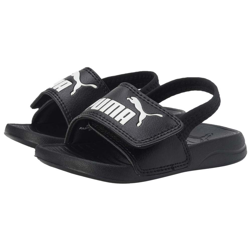 بوما - صندل بوب كات 20 بحزام خلفي للمواليد - أسود