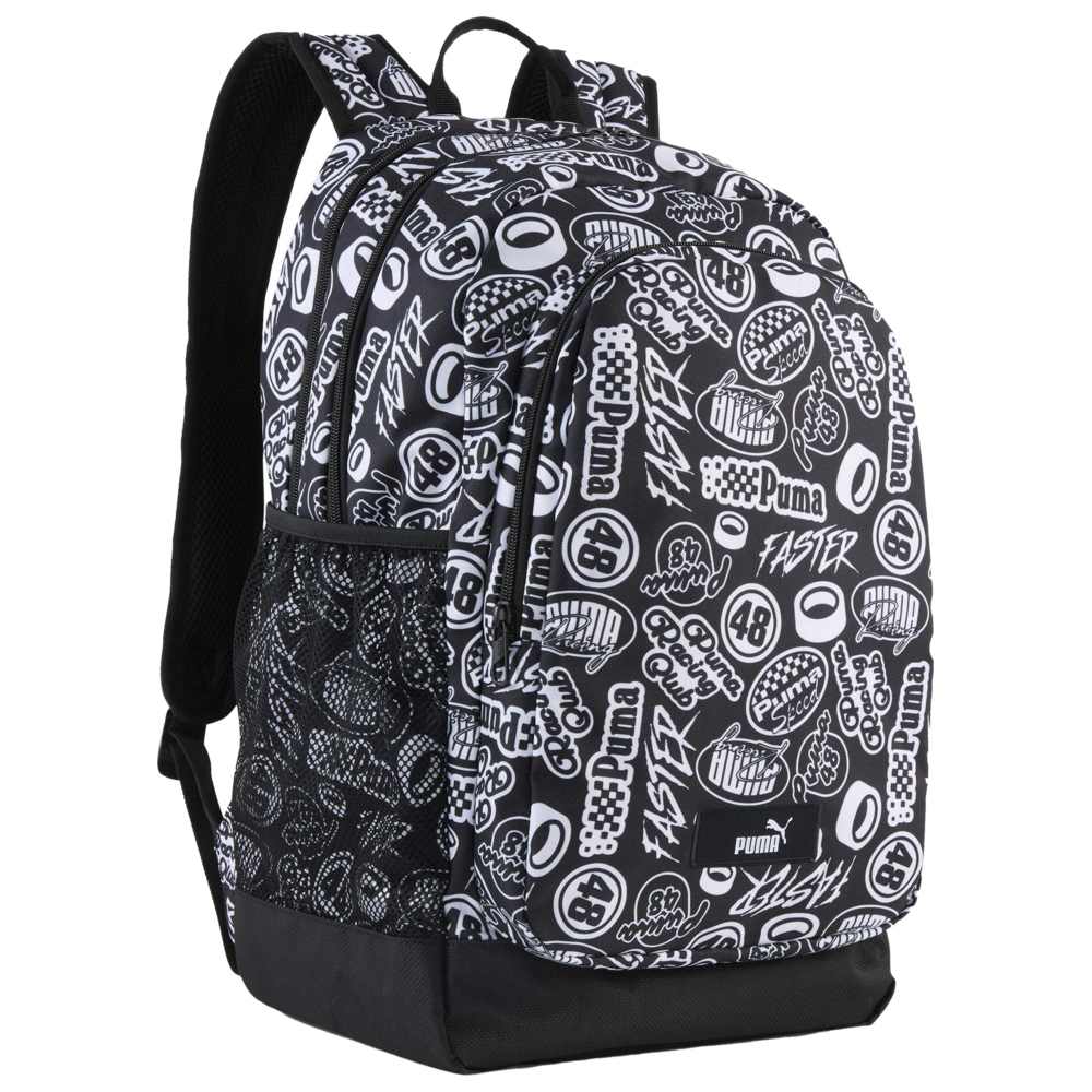 Puma - Alternative Closureademy All Over Print Backpack Puma - Black - 18.70-Inch/47.5cm