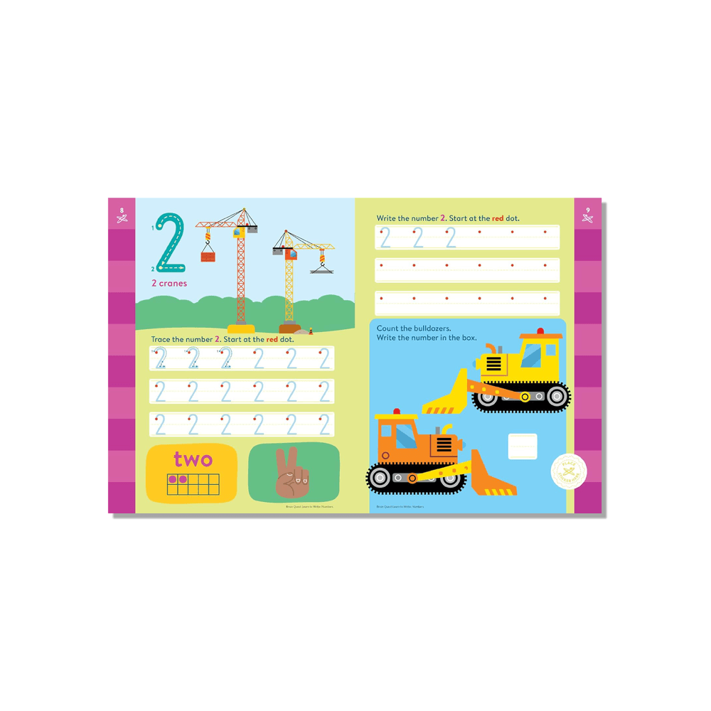 Brain Quest Learn To Write : Numbers