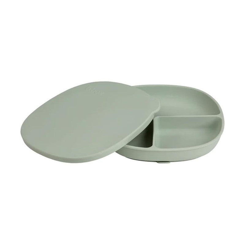 B.Box - Silicone Plate With Lid - Sage