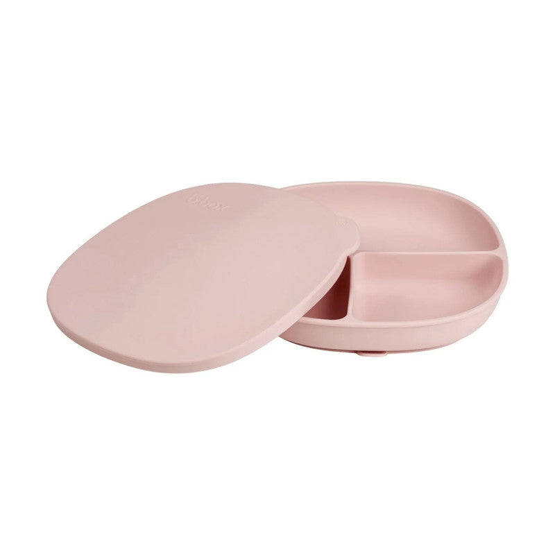 B.Box - Silicone Plate With Lid - Blush