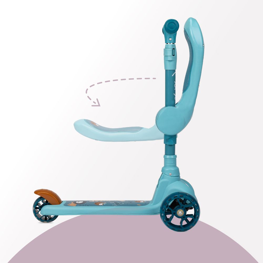 Momi - 2-In-1 Kiuru Kick Scooter - Blue
