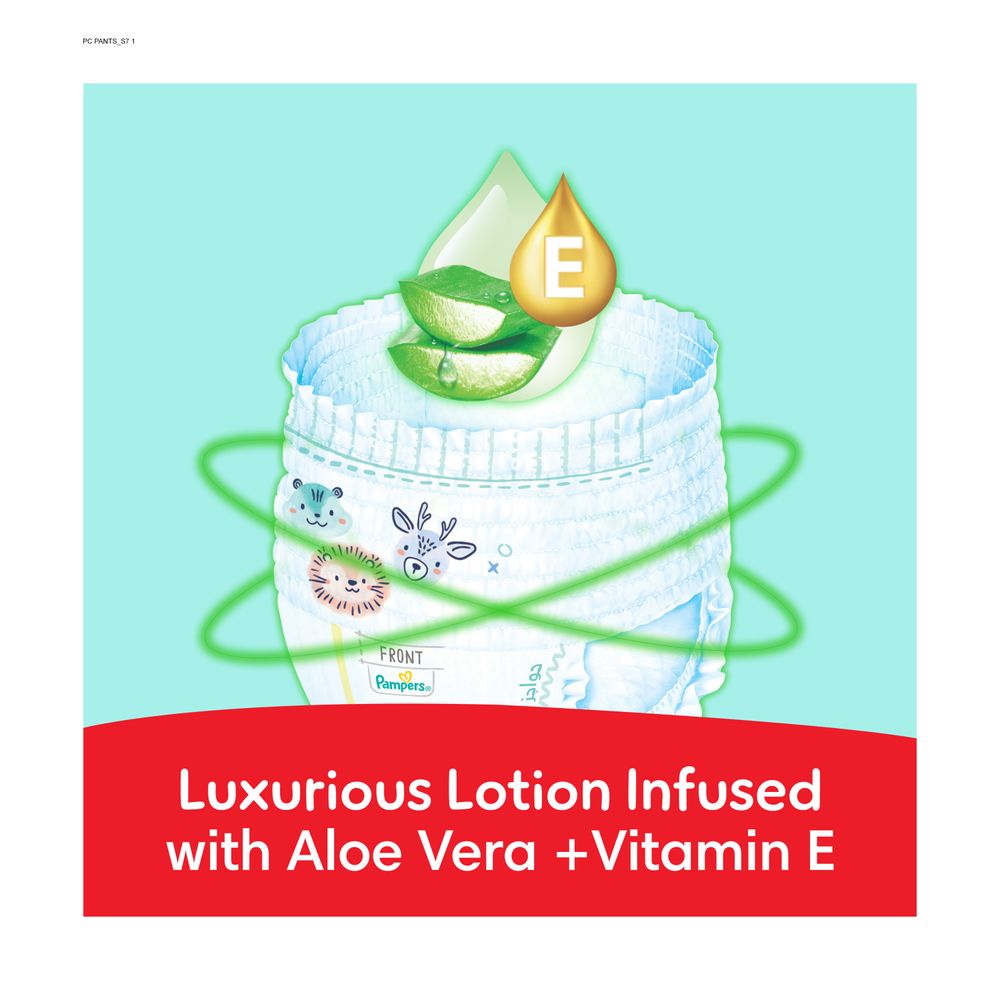 Pampers - Ultimate Comfort Diaper Pants With Aloe Vera And Vitamin E - Size 7 - 20+kg - 32 Diapers