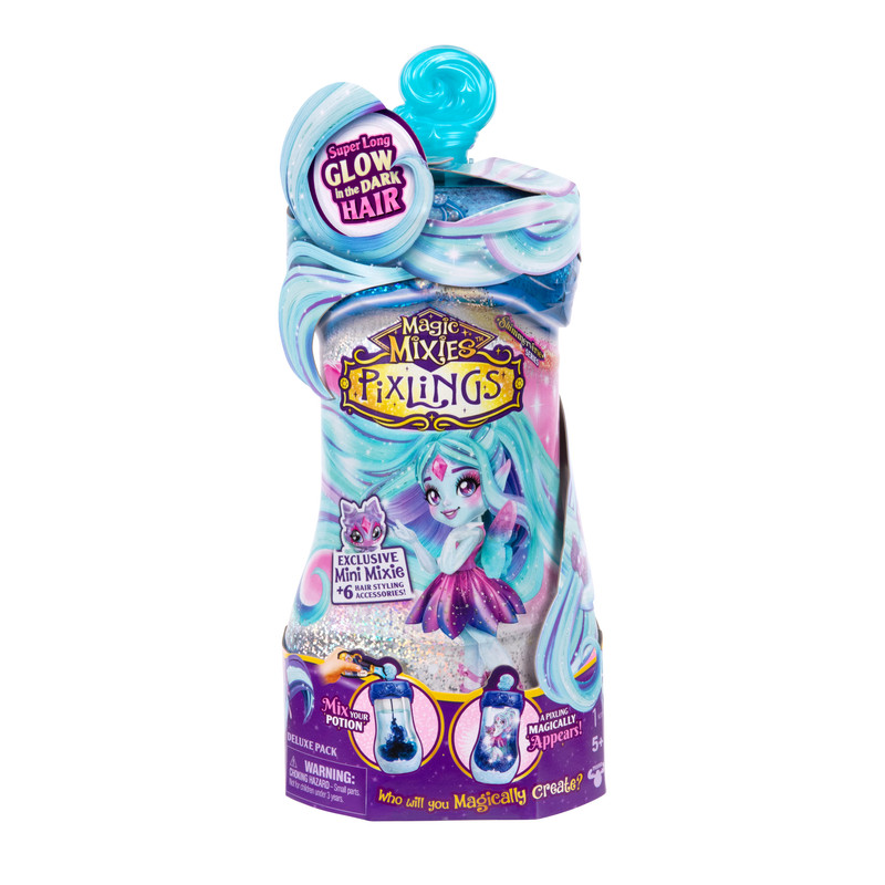 Magic Mixies - Pixlings S2 Galaxy Hair Doll Single Pk Flyt