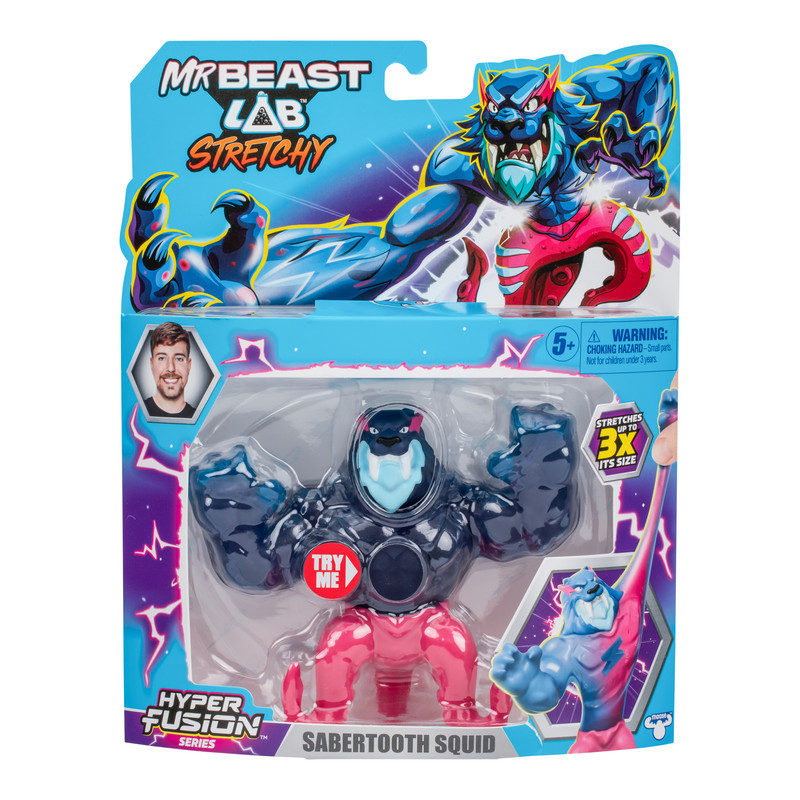 Mr Beast Stretchy Hero - Sabertooth Squid