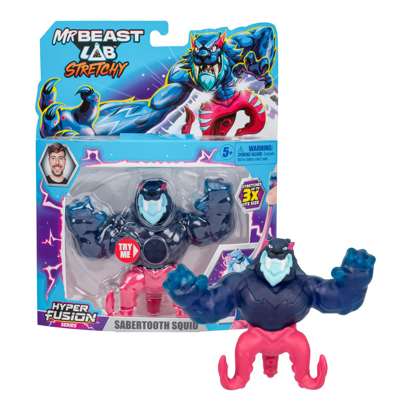 Mr Beast Stretchy Hero - Sabertooth Squid