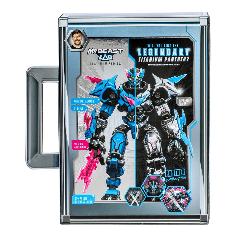 Mr Beast Platinum Series Panther Battle Titan Collector Figure