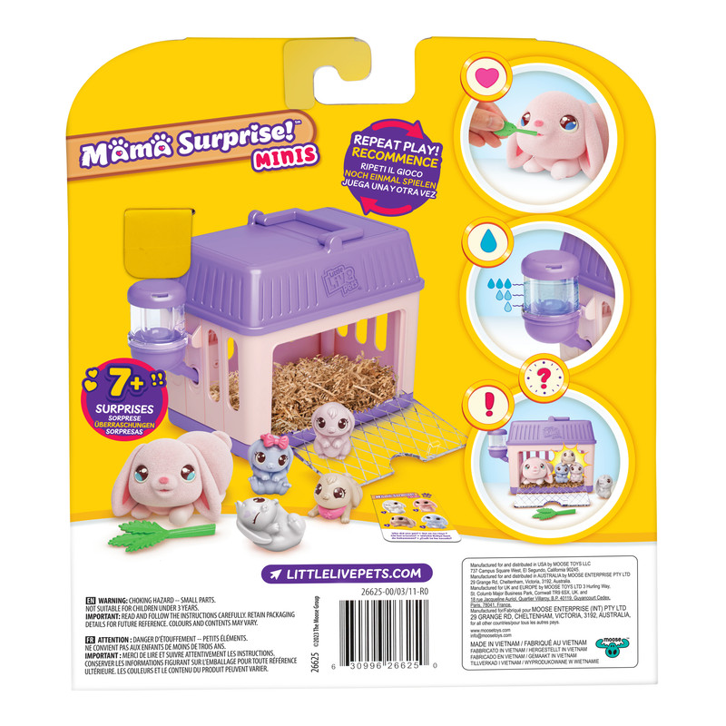 Little Live Pets - Mama Surprise S4 Mini Bunny Playset