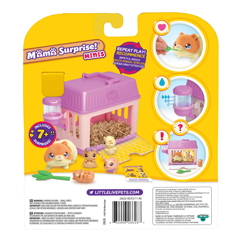Little Live Pets - Mama Surprise S4 Mini Hamster Playset