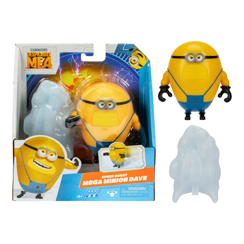 Moose Toys - Despicable Me 4 Speed Burst Playset - Dave - 4-Inch