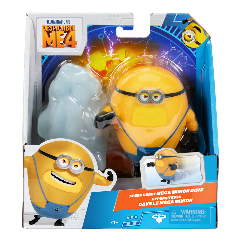 Moose Toys - Despicable Me 4 Speed Burst Playset - Dave - 4-Inch