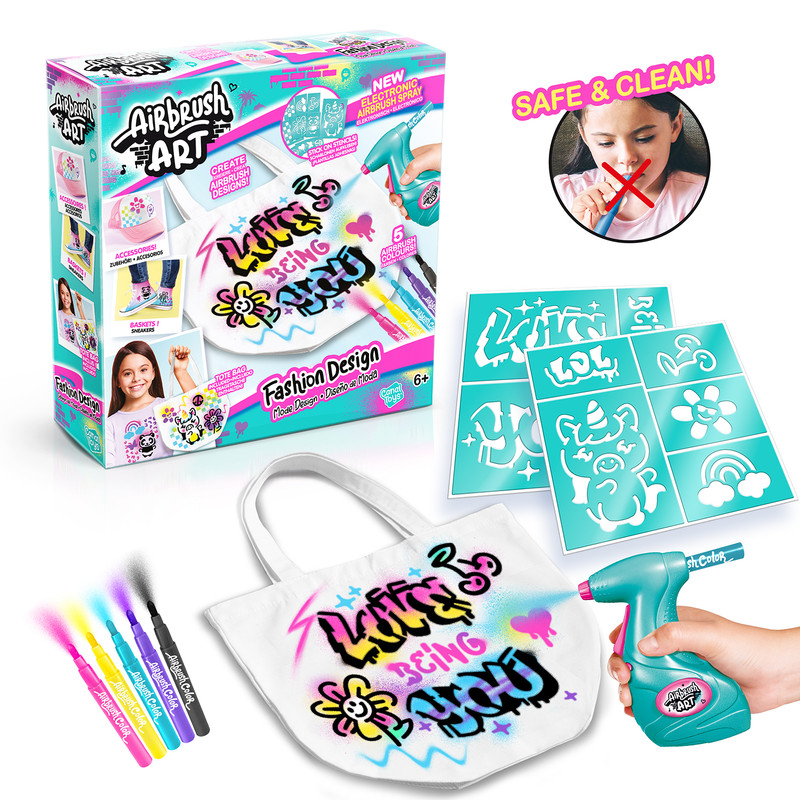 Canal Toys - Airbrush Art Fashion Design Kit