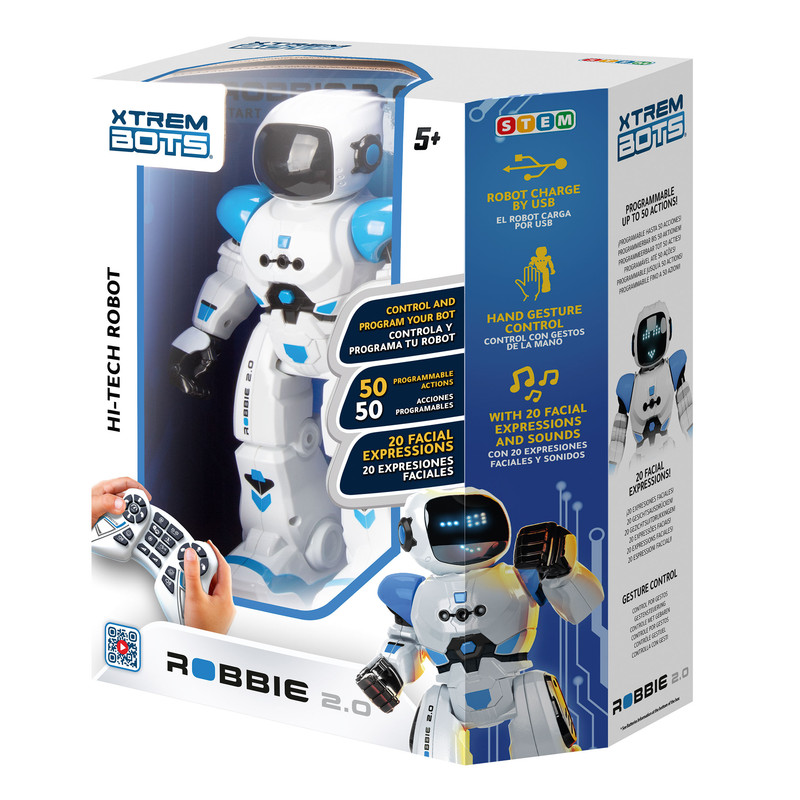 Xtrem Bots - 2.0 Robbie Robot Toy