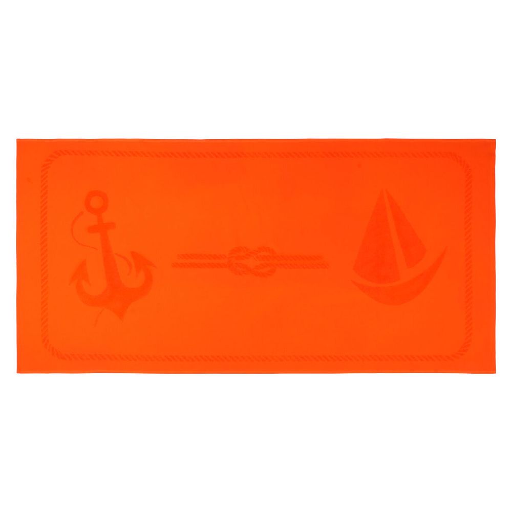 أنيموس - منشفة شاطئ - شراع - برتقالي