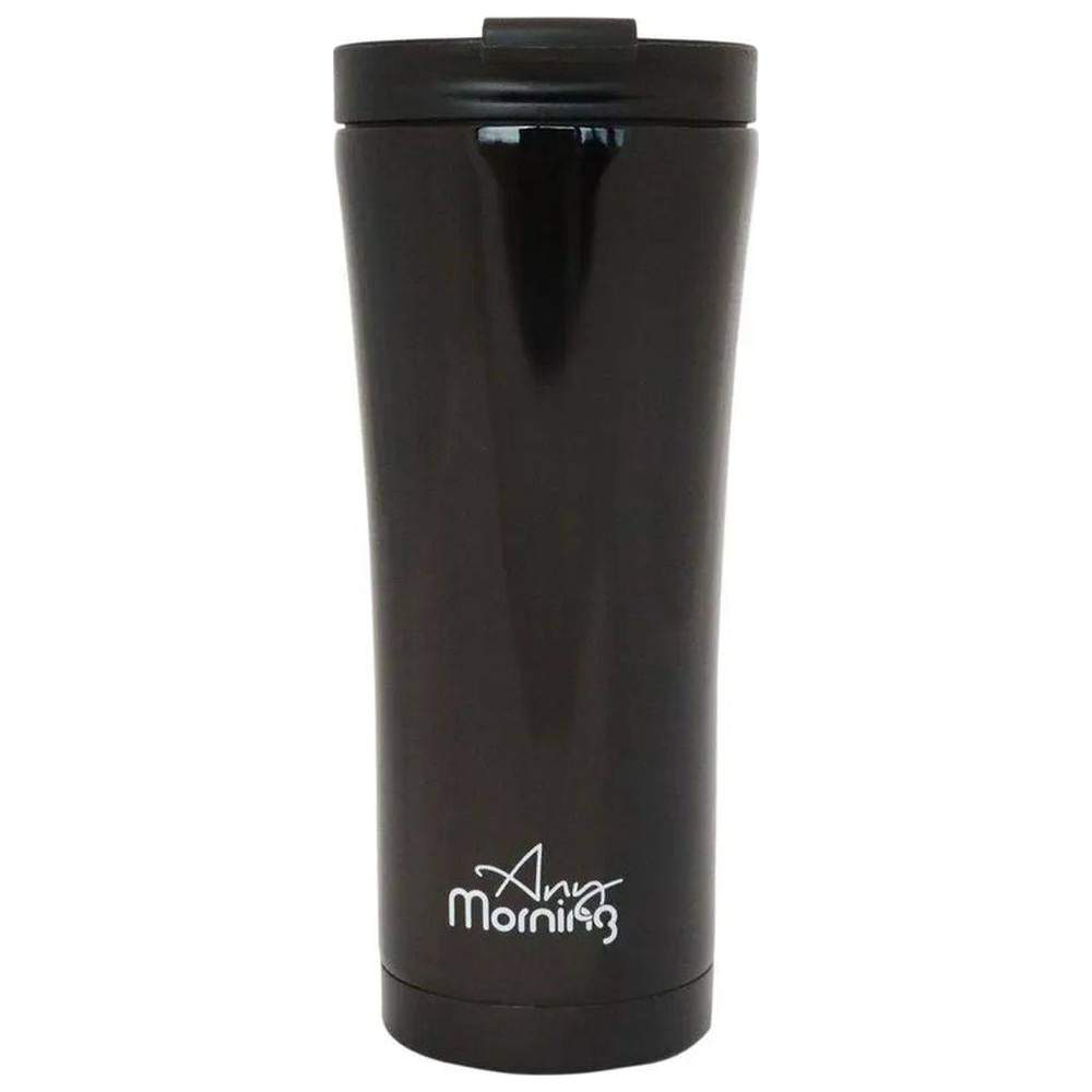 اني مورنينغ - كوب سفر ستانلس ستيل - أسود - 444 مل