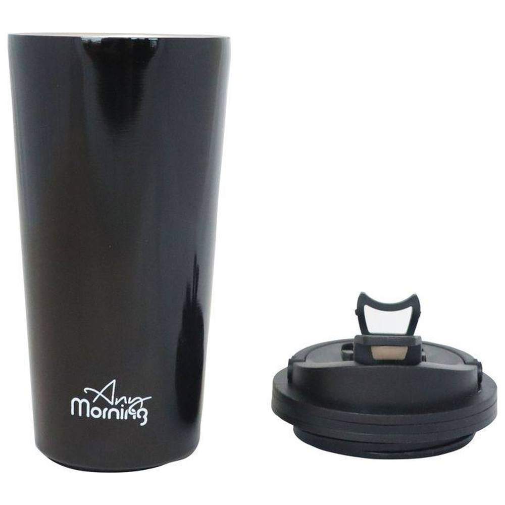 اني مورنينغ - كوب سفر ستانلس ستيل - أسود - 502 مل