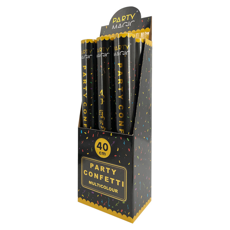 بارتي ماجيك - ورق كونفيتي ملون للحفلات - 40 سم