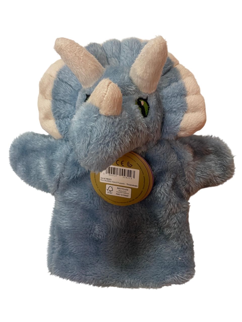 ديلوكس بيس - دمية يد إيكو باديز - ترايسيراتوبس