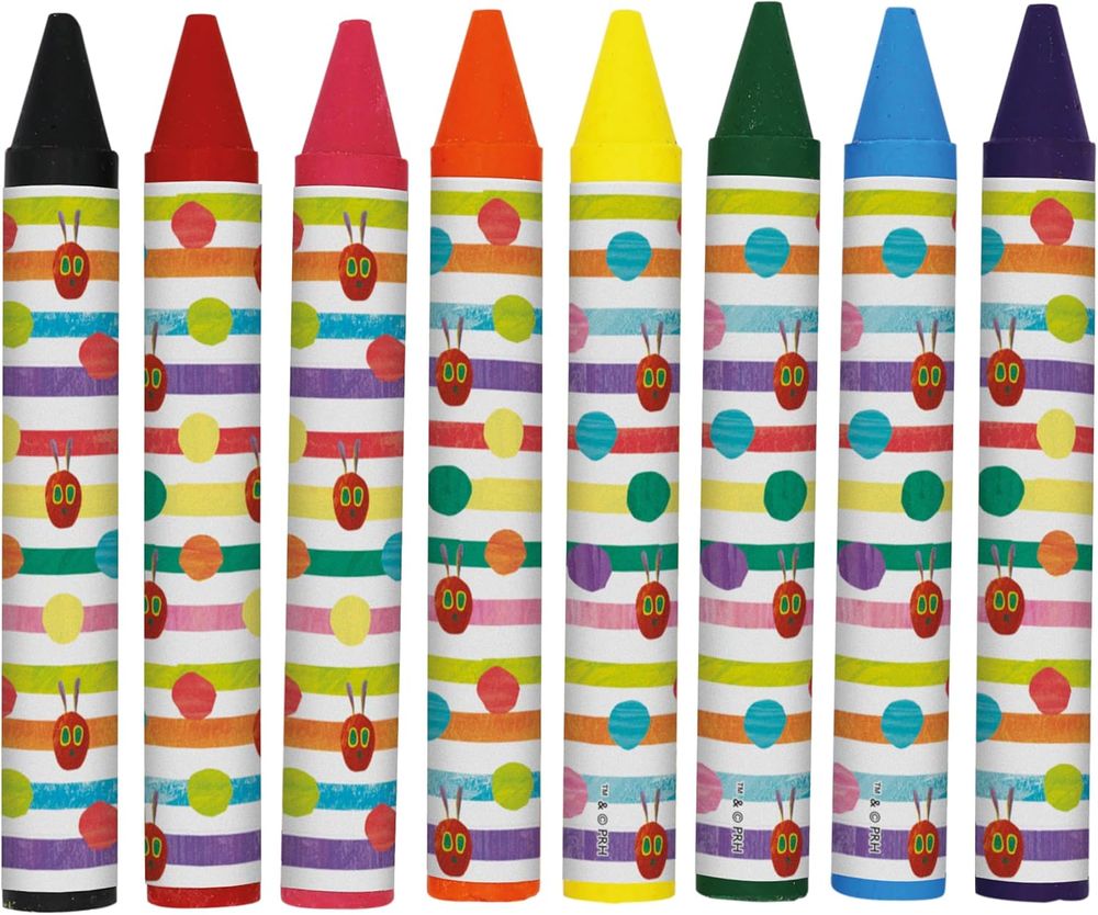 North Parade Publishing - 8 Jumbo Crayons 24/cdu - Very Hungry Caterpillar