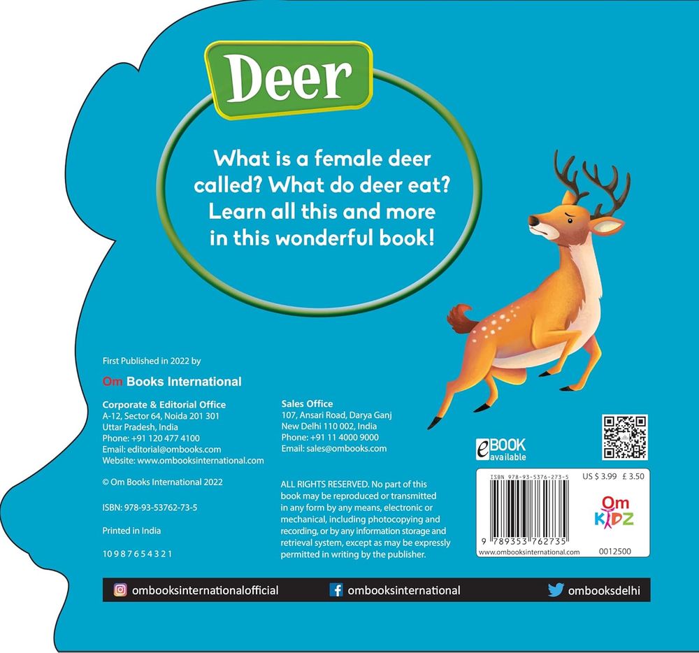 Cutout Book - Deer