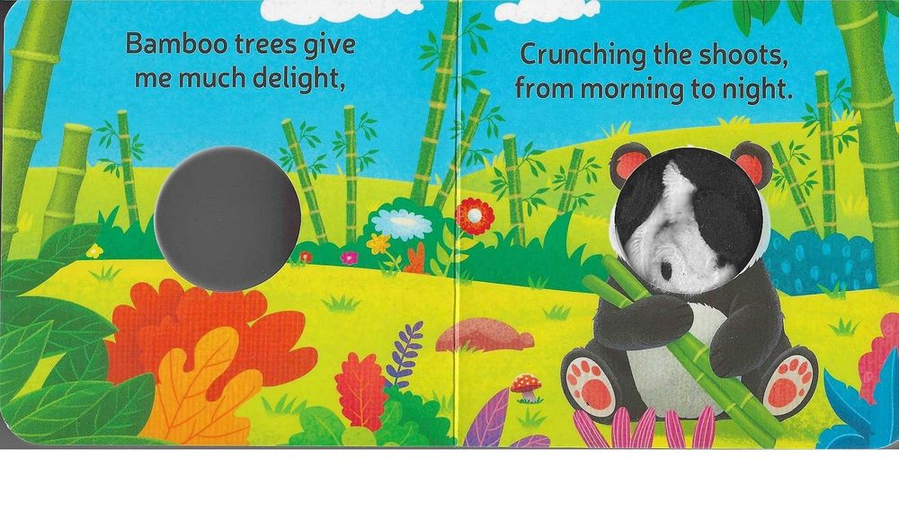 كتاب دمية الباندا اللطيفة للأصابع