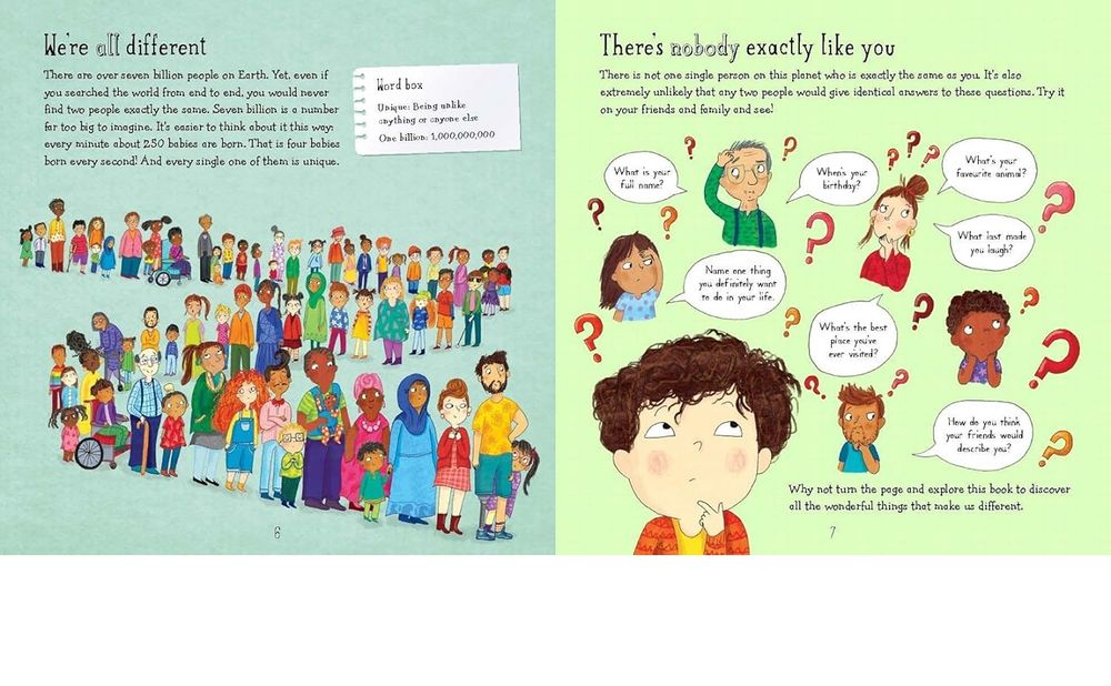 متشابهون ولكن مختلفون: كتاب من سلسلة -دعونا نتحدث-