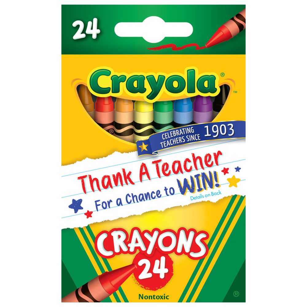 كرايولا - أقلام شمع غير سامة - عدد 24