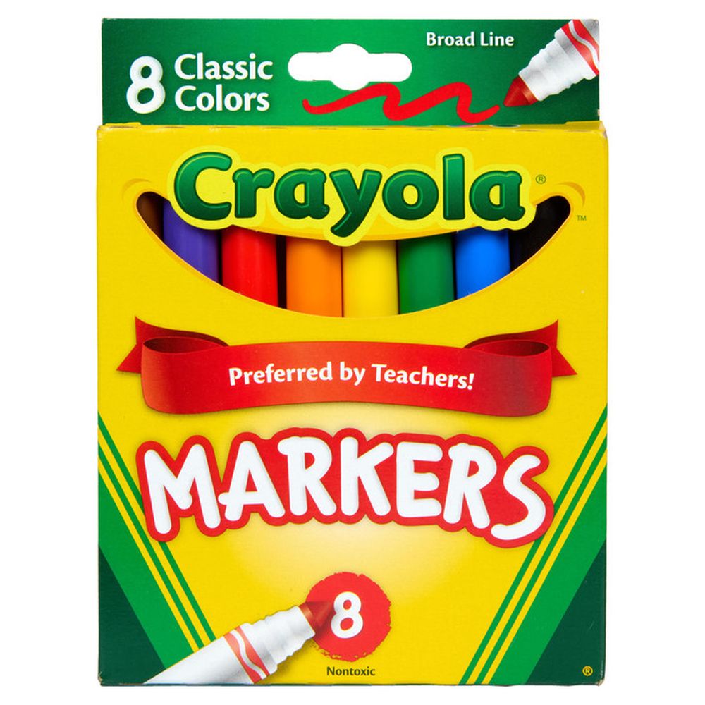 كرايولا - أقلام تلوين سميكة - عدد 8