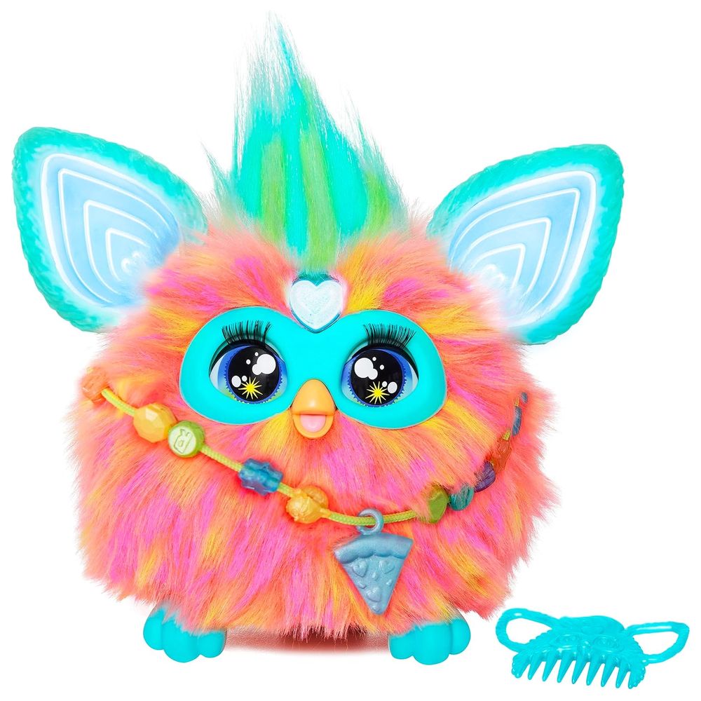 فوربي - دمية تفاعلية مع ملحقات - وردي - 16 قطعة