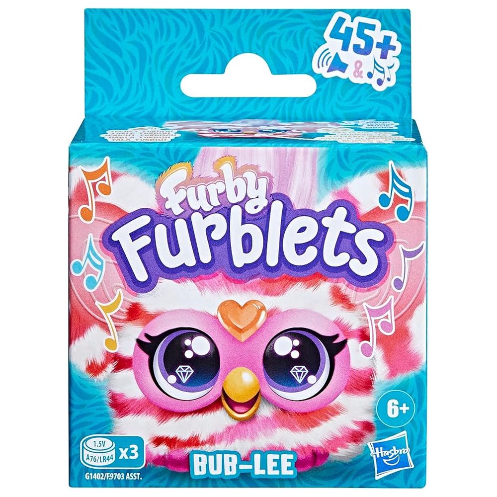 فوربي - لعبة فوربليتس بوب لي المحشوة التفاعلية - وردي - قطعتان