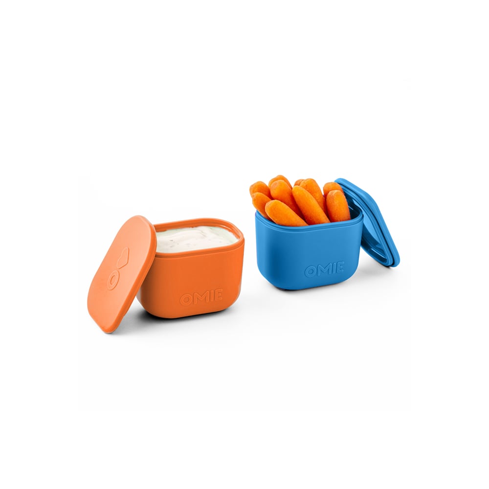 Omiebox - Up Dip Containers - Orange/Blue - 2 Pcs