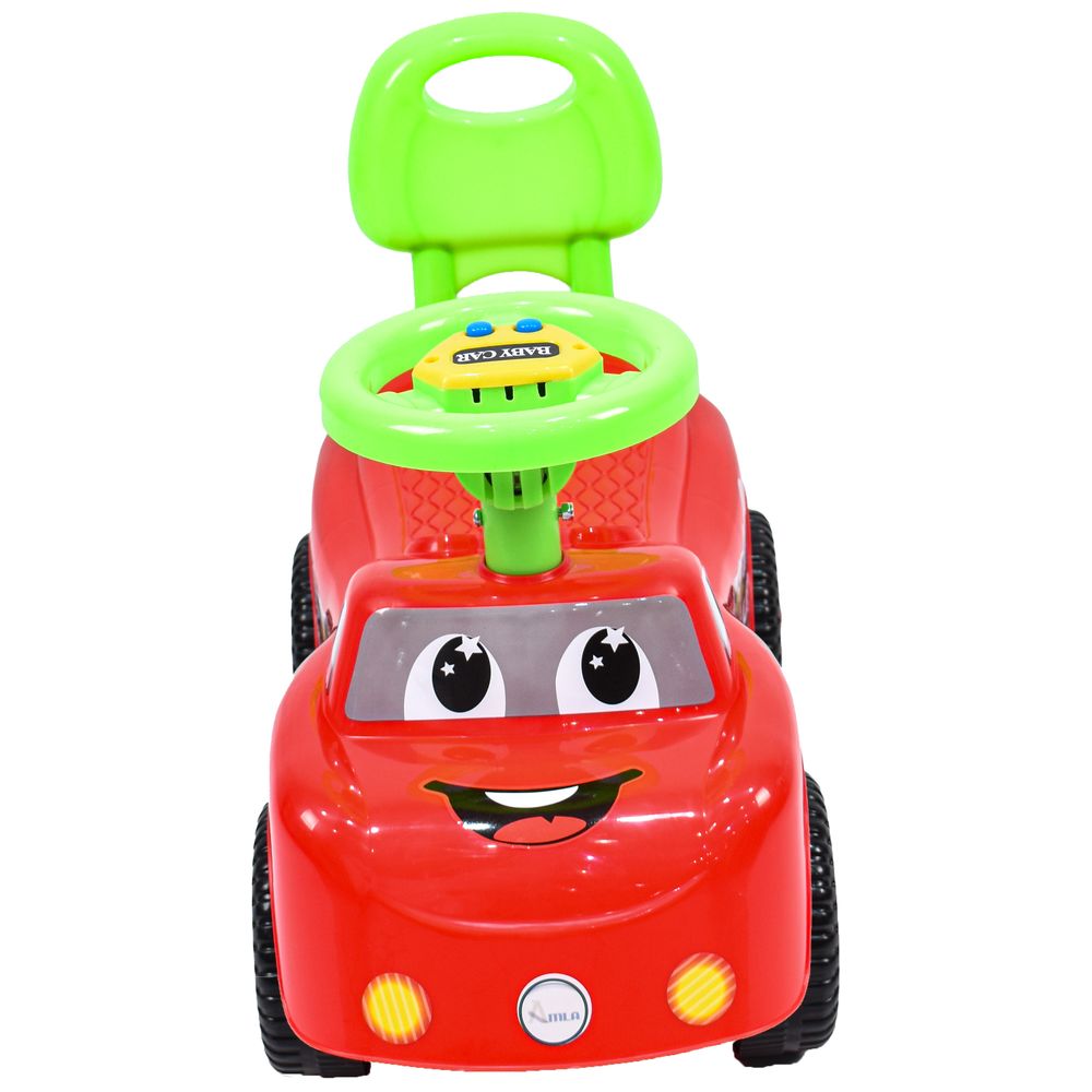 أملا - سيارة دفع بلاستيكية 313R - أحمر