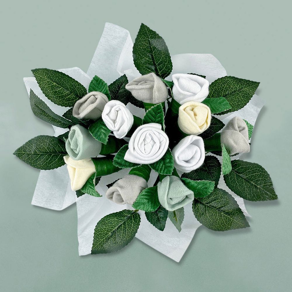 Babyblooms - Personalised Little Bunny Welcome Baby Hamper - Grey