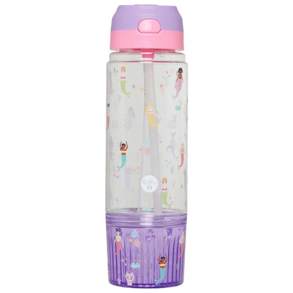 Little IA - Personalized Munch & Mist 3 - in - 1 Tritan Water Bottle - Mermaid - 650ml