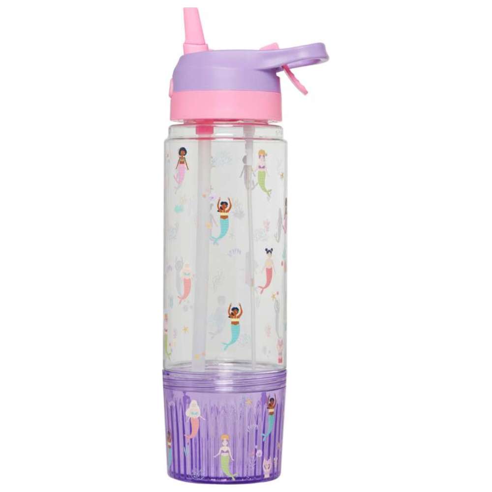Little IA - Personalized Munch & Mist 3 - in - 1 Tritan Water Bottle - Mermaid - 650ml
