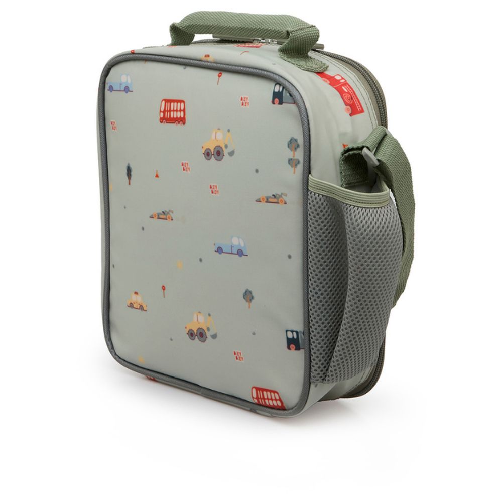 Little IA - Personalized Transport Mealtime Trio Set - Green - 4 Pcs