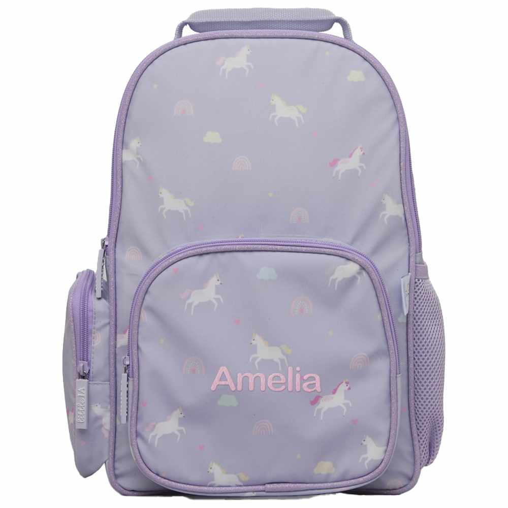 Little IA - Personalized Unicorn Backpack - Medium - 16.1-Inch/41cm
